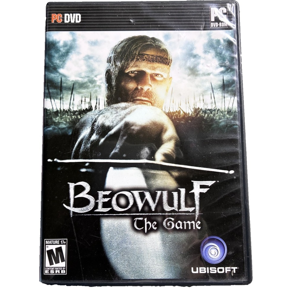Beowulf The Game PC DVD ROM Ubisoft Action Adventure Mature 17+ Disc and Manual